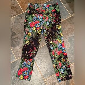 Soft Surroundings Multicolor Floral Pants
